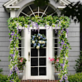Miniatyrbilde 2 av 5: 4 stk. 2 meter/stk. Kunstig filigran Wisteria Wire Hengende Blomster