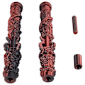 Miniatyrbillede 1 af 5: Sun 3D-print Jingu Bang Håndværk Ornamenter, Sort-Rød