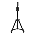 Miniatyrbillede 5 af 8: Stativ parykhoved formholder stativ beslag aluminiumslegering Falsk hoved form stativ Sort