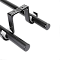 Miniatyrbilde 3 av 5: 2 stk. Doble Gardinstangfester Takmonteringsstøtter Aluminium Legering Svart