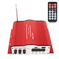 Miniatyrbilde 6 av 8: Bilforsterker Digital Audioforsterker 30W 4CH Stereo Effektforsterker Universell for MP3 MP4 DVD VCD FM USB-avspilling