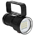Pikkukuva 8 / 8: IPX8 vedenpitävä taskulamppu sukellus LED-valo taskulamppu 500M vedenalainen valokuvaus täyttövalo