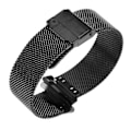 Miniatyrbillede 5 af 8: Udskiftningsurrem i rustfrit stål til sport, armbånd til Mi Band 8, sort