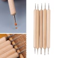 Miniatyrbild 4 av 6: Dubbla ändade Tracing Dotting Stylus Set - 5 delar, fast grepp, perfekt för DIY gravyr, lera keramikskulptur