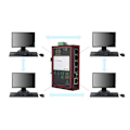 Miniatyrbild 8 av 8: 5-portars Gigabit Ethernet Industrial Grade Network Switch 10/100/1000 Mbps IP185GHI Chip