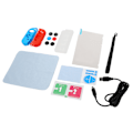 Miniatyrbild 7 av 8: Tillbehör för Switch Family Bundle - skärmskydd, greppskydd, kortfodral, bärväska - allt i ett