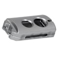 Miniatyrbillede 8 af 8: Nøglebeskyttende etui nøglering cover CNC aluminiumlegering passer til Yamaha NVX 125/155 XMAX 250 Aerox 155Grå