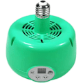 Miniatyrbillede 1 af 5: Varme Lampe til Kæledyr Kyllingehus Varmelegeme Temperatur Justerbar Rugelamper til Kylling Firben Skildpadde Akvarium Slange Grøn