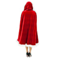 Pikkukuva 7 / 8: 1,5 m punainen huppuviitta joulupukkiasu Santa Claus viitta punainen viitta joulujuhliin cosplay-asuun