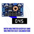 Miniatyrbild 4 av 8: 5A 75W DC-DC Justerbar Steg-ner Modul Spänningsregulator LCD-display