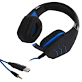 Miniatyrbild 2 av 8: Gaming-hörlurar med mikrofon Datorspel LED Luminous Headset för PC Laptop