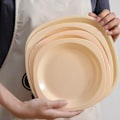Miniatyrbild 5 av 8: Utomhus bärbar bordsset i plast 48 delar camping servis set för picknick resor