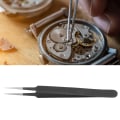 Miniatyrbillede 4 af 5: Antistatisk pincet i rustfrit stål med spids spids - perfekt til vedligeholdelse og reparation (1 stk)