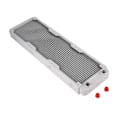 Miniatyrbild 7 av 8: Aluminiumradiator värmeavledare dator vattenkylning vätskevärmeväxlare vit (360mm)