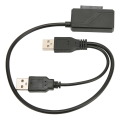 Pikkukuva 4 / 8: USB2.0-optisen aseman kaapeli Ulkoinen USB -SATA 6- ja 7- power Kannettava Plug and Play 480Mbps-asemasovitin