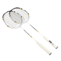 Miniatyrbild 2 av 8: 1068 Bärbar lättvikts badmintonracket i aluminiumlegering för vuxna, offensiv typ, dubbelspelar