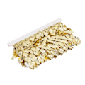 Miniatyrbild 6 av 8: Guld blad girlang 10 meter gnistrende metall blad bånd trim for DIY trim dekorasjoner skrå blad form