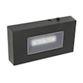 Pikkukuva 6 / 8: LED-valaisimen jalusta, USB-käyttöinen, monitilainen, valikoituja värejä, musta ABS-suorakulmainen valonäyttöjalusta lasilaatikolle