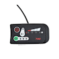 Miniatyrbillede 2 af 5: 36V Elektrisk Køretøj Elektrisk Cykel Meter LED Strømdisplay 6 Km Booster Meter 790 Meter
