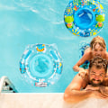 Miniatyrbild 4 av 8: Baby simring sommar baby flyta simring uppblåsbar simring med simstol