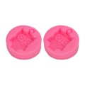 Miniatyrbillede 6 af 8: 2 stk. silikoneform DIY sød ugle silikoneform non-stick fleksibel bil aromaterapi gipsform