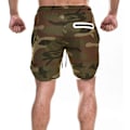 Miniatyrbillede 3 af 3: Letvægts Camouflage Mænds 2-i-1 Løbeshorts