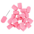 Pikkukuva 6 / 8: Nail Art Cap Kiillotus Set (16 x 25mm) Vaaleanpunainen