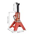 Miniatyrbillede 2 af 5: 4 Stk. Metal Donkraft Reparationsbeslag Kompatible