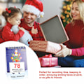 Miniatyrbillede 6 af 8: Julekalender med nedtælling 100 dage 2022 Julekalender med nedtælling Adventkalender Bordkalender Ornament