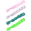 Pikkukuva 5 / 5: Jumbo Crochet Braiding Ombre Color Synteettiset Hiustenpidennykset Naisille Vaaleanvihreä