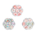 Miniatyrbillede 3 af 8: 3 æske jule neglekunst pailletter Søde udsøgte DIY 3D Snowflake Polymer Clay Nail Art Skiver Udsmykning