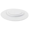 Miniatyrbilde 1 av 8: Filtbeskyttelse for tallerkener Anti-friksjons oppbevaringsseparator Isolasjonsmatte Matplate Porselensdeler (Hvit 24PCS)