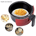 Miniatyrbilde 4 av 5: Air Fryer-foringer - 200 stykker, 7 tommer, perforert bakepapir (hvit)