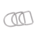 Miniatyrbilde 4 av 8: 3 stk rustfritt stål D-ring for vektbelte webbing klatring dykking tilbehør (L)