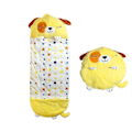 Pikkukuva 1 / 4: Cartoon Animal 2 in 1 -makuupussi- ja set - Pehmeä pehmotäytetty tyyny retkeilyyn
