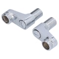 Miniatyrbillede 3 af 8: G1/2 til G3/4 Brusearmatur Vandhane Svingarm Adapter Koldt varmt vand rør Fast tilbehør til badeværelse