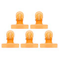 Miniatyrbillede 1 af 8: 5 stk C Curve Negle Extension Clips Multifunktionelle Plastic Nail Art Tilbehør Orange