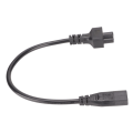 Miniatyrbild 5 av 8: IEC320 C8 till IEC320 C5 power IEC320 C8 hane till C5 hona kabeladapter för 3-stifts power för bärbar dator 100‑250V