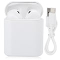 Miniatyrbilde 1 av 8: Bærbar Bluetooth 5.0-headset, True Wireless Stereo-øretelefoner, strømdisplay, ladeboks