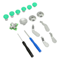 Miniatyrbillede 7 af 8: Håndtag Metal Key Paddle Sæt Professionel Aluminium Legering Udskiftning Controller Key Paddle Kit til PS4 Grøn