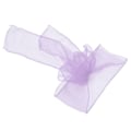 Miniatyrbillede 3 af 8: 10 stk. Organza Banketstol Sash Utsøgte Stolesløjfer Bånd til Bryllupsfest Dekoration Lyselilla
