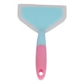 Miniatyrbilde 3 av 8: Matlagingsspatel Gjennomsiktig Tofarget silikon stekespade pannekaker stekt spade for hjemmekjøkken (blå spatelhode)