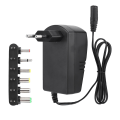 Miniatyrbild 1 av 8: Universal 30W 3V-12V justerbar power med 6 kontakter (EU-kontakt 100-240V)