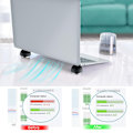 Miniatyrbillede 8 af 8: Bærbar computer stand Svampeformet bærbar computerholder Foldbar Mini Notebook Stand