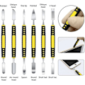Miniatyrbild 3 av 5: 6-delars Spudger Set Elektroniska Reparationsverktyg 6 i 1 Öppningsverktyg i Metall Dubbelsidigt Brytverktygsset för Mobiltelefoner, iPhone, Laptops, Tablets, etc.