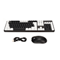 Miniatyrbillede 8 af 8: Trådløst tastatur mus 104 tast RGB LED baggrundsbelysning 2 i 1 2,4 GHz forbindelse vandtæt gaming tastatur mus til pc