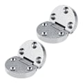 Miniatyrbillede 4 af 8: 2 stk Zinklegering Selvbærende Foldebord Hængsler Hjemmeklap Borde Møbler Oval Hardware