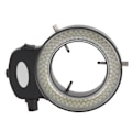 Miniatyrbillede 4 af 8: Mikroskop LED-lys Industrielt justerbar 144LED ringlampe med sort skal AC100-240VEU-stik