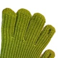 Miniatyrbild 8 av 8: Vinterhandskar 2 fingrar exponerad design akryl fleece enfärgad lång vinter stickade handskar för utomhus inomhus grön
