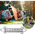 Miniatyrbild 5 av 5: 4st Markisfäste Set Spänningsfjäder Legeringsfjäder Markisfjäderspänne Kraftig Solskydd Segel Fixeringskit Rostfritt Stål Hårdvarutillbehör